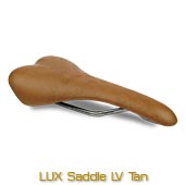 The product saddles Lux saddle LV Tan