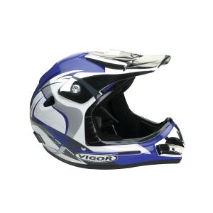 VM2 BW blue white vamoose helmet