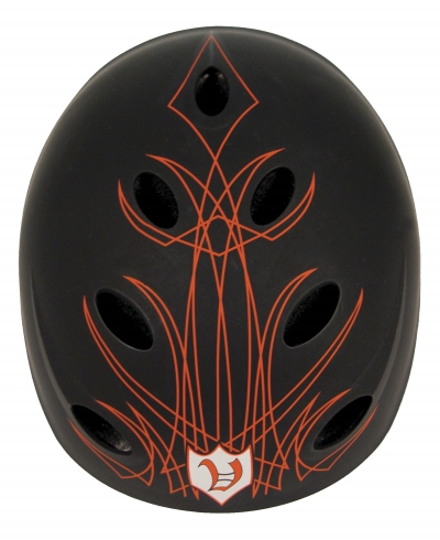 ROY BPS royal pinstripe top helmet
