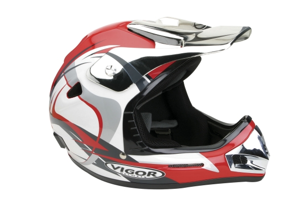 VM2 RW red white vamoose helmet
